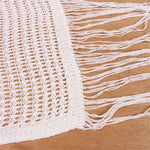 New Sexy S - XL Fringe Tassel Knitted Crochet Tunic Beach Cover Up Cover-ups Beach Dress Beach Wear Beachwear Female Women V3791