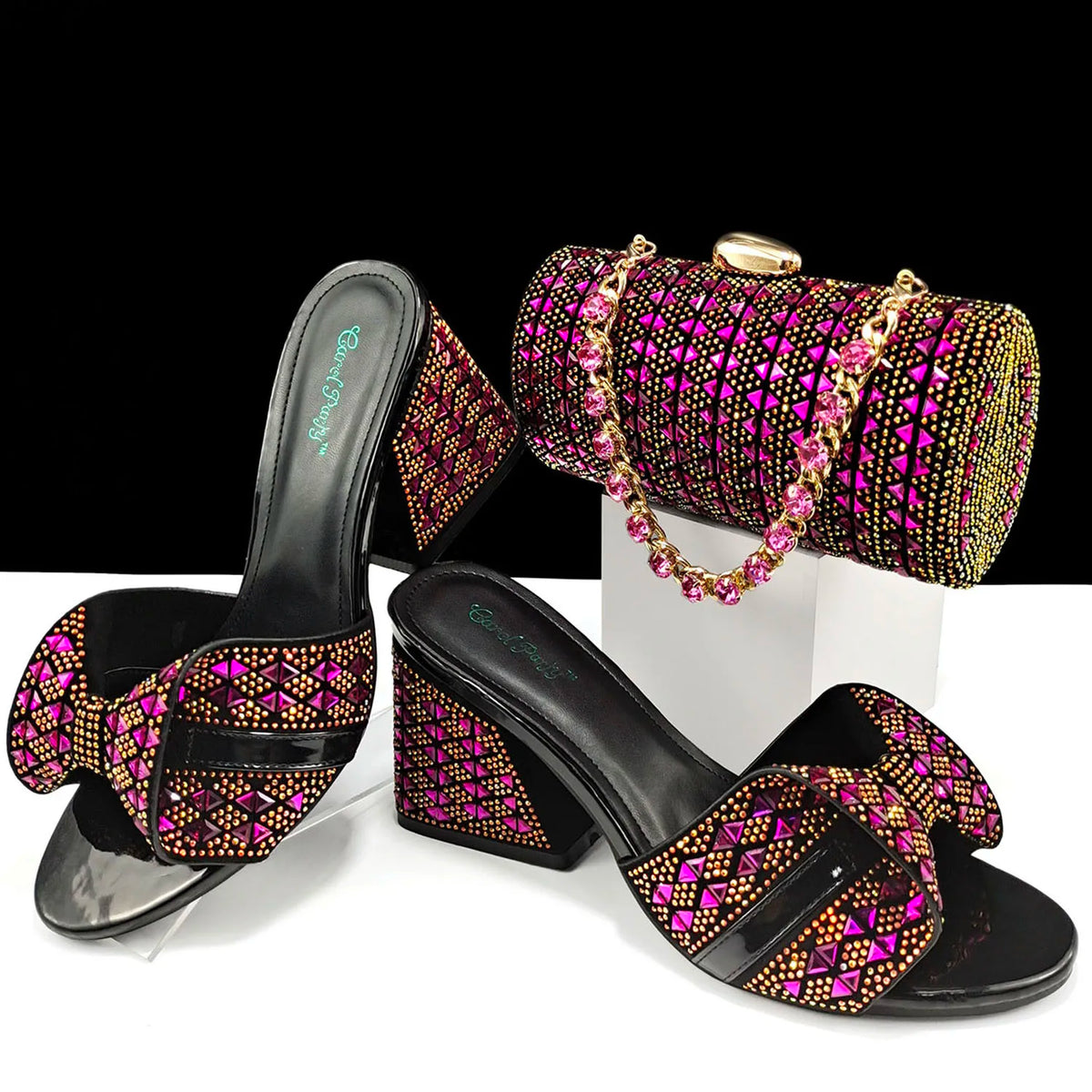 doershow High Quality African fashion Style Ladies Shoes And Bags Set Latest SILVER Italian Shoes And Bag Set For Party HJJ1-10