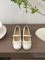 Butterfly-knot Women Ballet Mary Jane Shoes Fashion Mix Colors Internal Elevation Shoes Ladies Spring Autumn Concise Footwear