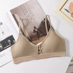Sexy Non-wire Bras For Women Seamless Underwear Tube Tops Hollow Bras Push Up Sexy Lingerie Female Bandeau Bras Top