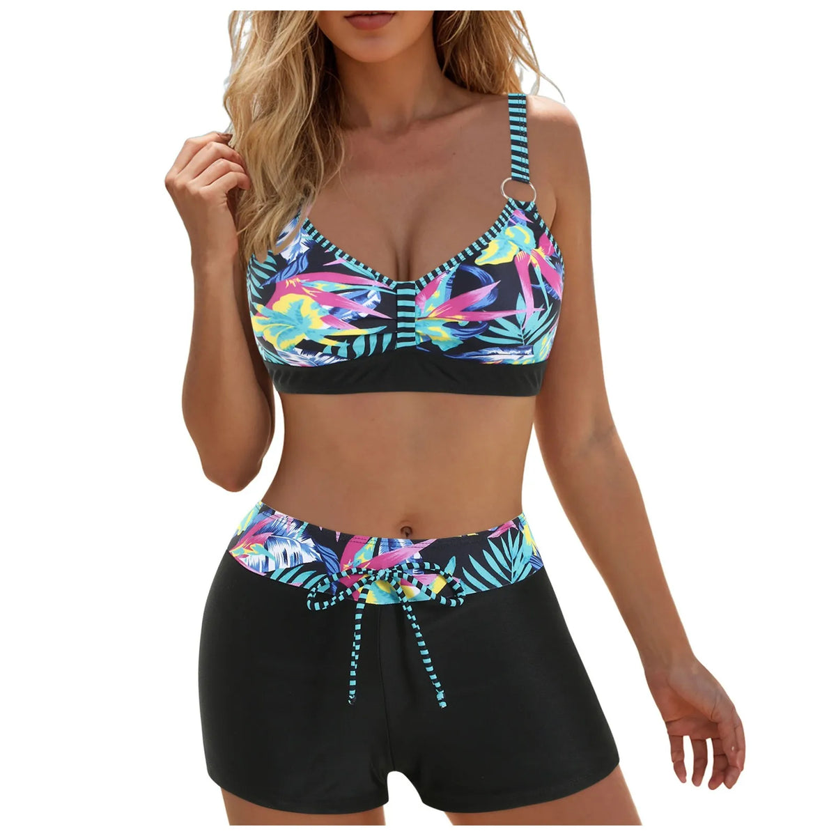 Women'S Two-Pieces Tankini Bikinis Swimsuit Outfit Women High Waisted Bikini Sexy Push Up Two Piece Swimsuits купальники женские