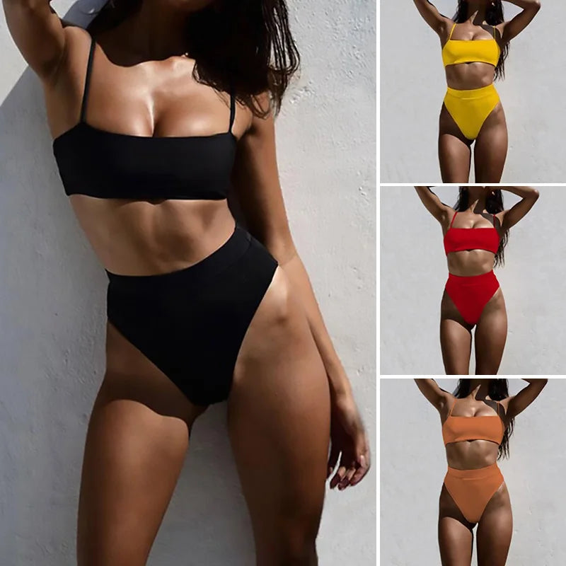Women Swimwear Push Up Brazilian Swimsuit Mujer BiquiniSexy Bikini Set High Waist Bikinis Bathing Suits Beach Bikini for Female