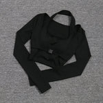 Hanging Neck Yoga Suit Slimming Sports Workout Women Sexy Outdoor Tennis Tops Underwear