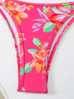 2025 Strappy Bikini Brazilian Printed Swimsuit Women Sexy Padded Swimwear Female Bathers Bathing Swimming Swim Suit Beachwear