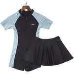 New Summer High-end Sports Style Hot Spring Swimsuit One-piece Sports Boxer Shorts Western-style Swimsuit