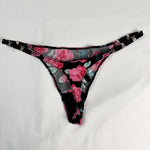 Low Rise Sexy Thong Women Underwear Briefs Seamless Panties Zebra Flower Luxury Metal Buckle G String Bikini Girls Female Panty