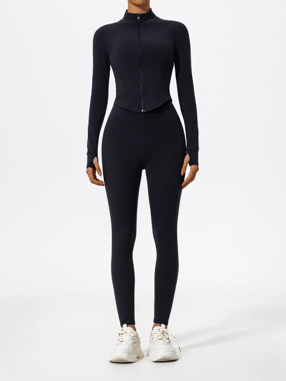 Hearuisavy Summer Ultra-Soft Fabrics Tight Sports Jackets Women Zipper Gym Yoga Clothes Female Quick-Dry Long Sleeve Sportswear