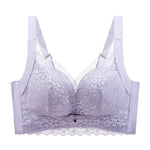 Spring And Summer New Five-breasted Thin Hole Cup Breathable Bra Without Underwire, Breast-proof Sagging Underwear Looks Thin Bh