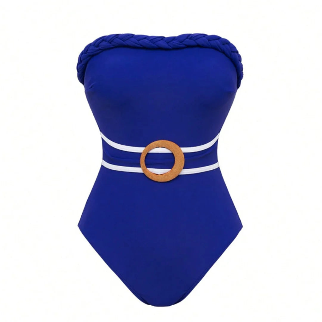 S - XL 2026 Sexy With Belt Monokini Women Swimwear High Leg Cut Padded Bather Bathing Suit Swim One Piece Swimsuit Female K8094