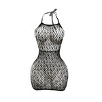 Sexy Women Fishnet Hollow Out Cover Up Dress See Through Bodycon Beach Swimwear Summer Style