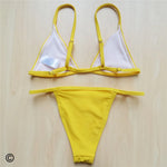 Extreme String Adjustable Strap Brazilian Bikini Female Swimsuit Women Swimwear Two-Pieces Bikini Set Bather Bathing Suit V516