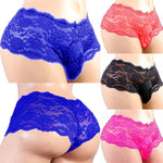 Men's Underwear Sexy Lingerie Sexy Panties Plus Siz Lace Sissy Male Breathable Jockstrap Briefs G-String Thongs Porno Underpants