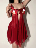 Pure Desire Sexy Cute Girl Role Playing Passion Temptation Underwear Midnight Sexy Temptation Perspective Passion Uniform Set