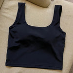 Summer Ice Silk Bras Top Square Neck Crop Top Solid Color Underwear Streetwear Bra Top for Women Sexy Lingerie