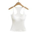 Soft Blush Pink Tank Top For Women Slim Fitted Design Stretchy Fabric Seamless Comfort For Casual Outings Or Light Workouts RSEZ