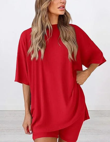 Plus Size 3XL Sleepwear Summer New Fashion Casual Loose Women Pajama Set Pijamas Feminino Women Pajamas Set Pijamas De Mujer