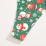 4Pcs Christmas Print Underwear Breathable Shiny Belt Thong Women Skin-friendly Fashionable Casual Christmas Gifts