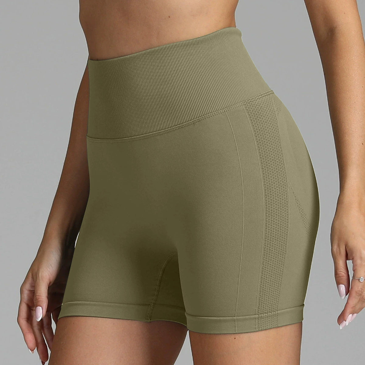 High Waist Butt-Lifting Sport Yoga Shorts for Women, Breathable & Stretchy Gym Workout Athletic Shorts