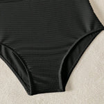 Sexy White Black Swimwear Women 2026 Deep V Neck Hollow Out Ring Linked Slim Fit One Piece Swimsuit Beach Bathing Suit Monokini