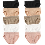 10Pcs/Set Seamless Panties Women Low Rise Panties Sports Briefs Underwear Comfort Underpants Female Sexy Lingerie