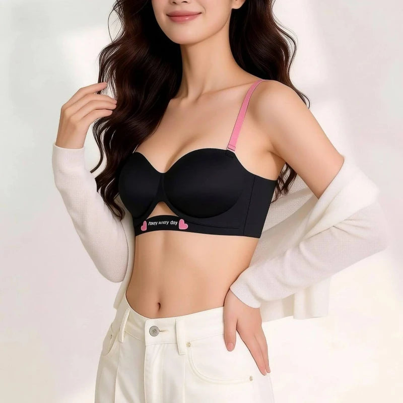 Seamless Push-Up Bras for Women Padded SolidBra Non-wire Strapless Brassiere Comfort Fixed Cup Underwear Sexy Lingerie S-XL