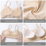 Summer Ice Silk Seamless Ultra-thin Ice Silk Bra Lifting Bra M-4XL Women's Sports Bra Wireless Underwear Air Cooling Brassier
