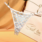 2026 Sweet And Sexy Thongs Breathable Thin Briefs For Woman Floral Patterned Thong Oversized Underwear трусы женские 부부생활 속옷