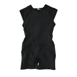 NCLAGEN Flutter Sleeve One Piece Women Sports Jumpsuit Bodysuit With A Backless Design Sports Activewear Yoga Enterito Gym Set