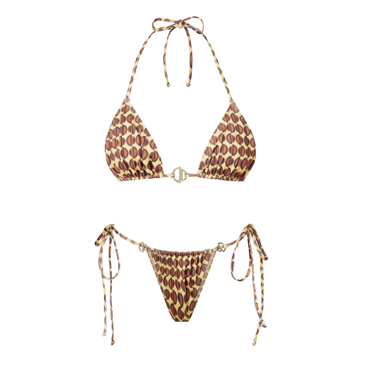 2026 3Pcs Bandeau Biquini Women Sexy Bikini Women Swimsuit Printed Swimwear Female Swim Suit Mini Skirt Bathingsuit Beachwear