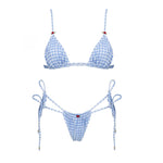 2026 2Pcs Sexy Women One Piece Swimsuit Female Push Up Swimwear BiquiniHigh Cut Monokini Solid Swim Suit Bathingsuit Beachwear