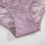 FINETOO 3PCS Women Lace Panties Sexy Hollow Underpants Sexy High Waist Lace Panty Elegant& Romantic Ladies Breathable Underwear