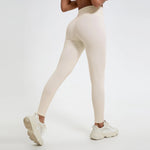 Hearuisavy Summer Ultra-Soft Fabrics High Waist Gym Quick-Dry Yoga Pants Running Workout Pants Push Up Sports Leggings Women