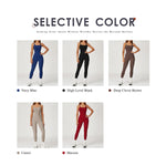 Hearuisavy Female Jumpsuit Long Elegant Sports Bodysuit Woman Gym Clothes Strappy Fitness Overalls Push Up Pilates Yoga Leotard