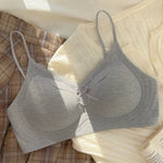 Women's Lace Bra Underwear Vest-Style Strips Beautiful Comfortable Bra Small Breasts Support Comfortable Wireless Underwear