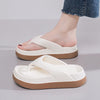Woman Beach Flip Flops Fashion Summer Shoes 2025 Trend Girls Platform Sandals Soft EVA Non-slip Female Indoor Outdoor Slippers