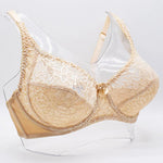 Plus Size Bras For Women Lace Bra Femme Transparent Large Brassiere Tops Underwear Sexy Lingerie C D DD E F Cup