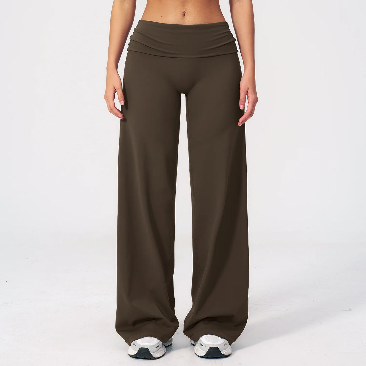 Yoga Pants Women High Waist Fitness Sports Flared Trousers Gym Workout Jogging Wide Leg Pants Female Dance Sports Flared Pants