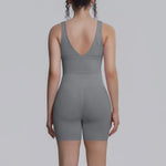 Women's Yoga Set Sports Running Fitness Beautiful Back Vest Hip Lifting Slim-Fit High Waist Shorts Training Gym Workout Suits