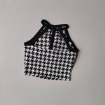 New High-end Yoga Lingerie Women's One-piece Fixed Cup Shock-proof Underwear Gathering Sexy Printed Wide Shoulder Strap Vest