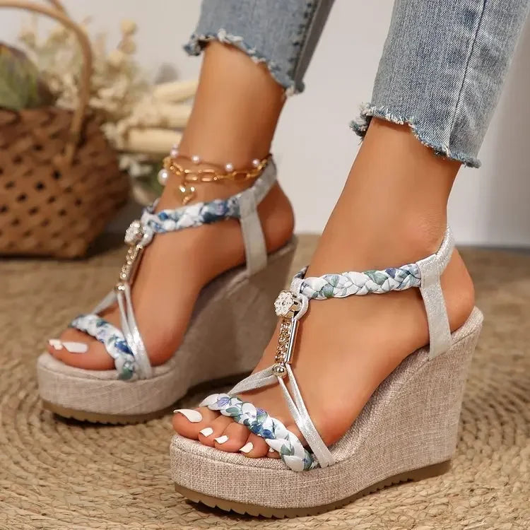 Women Wedges SandalsSummer Fashion Designer Shoes for Women High Quality Platform Sandals Casual Outdoor Sandals Women