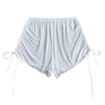 Women Summer Sexy Beach Swimming Shorts High Waist Mesh Sheer Elastic Bikini Bottom White Black Transaparent Cover Up Beachwear