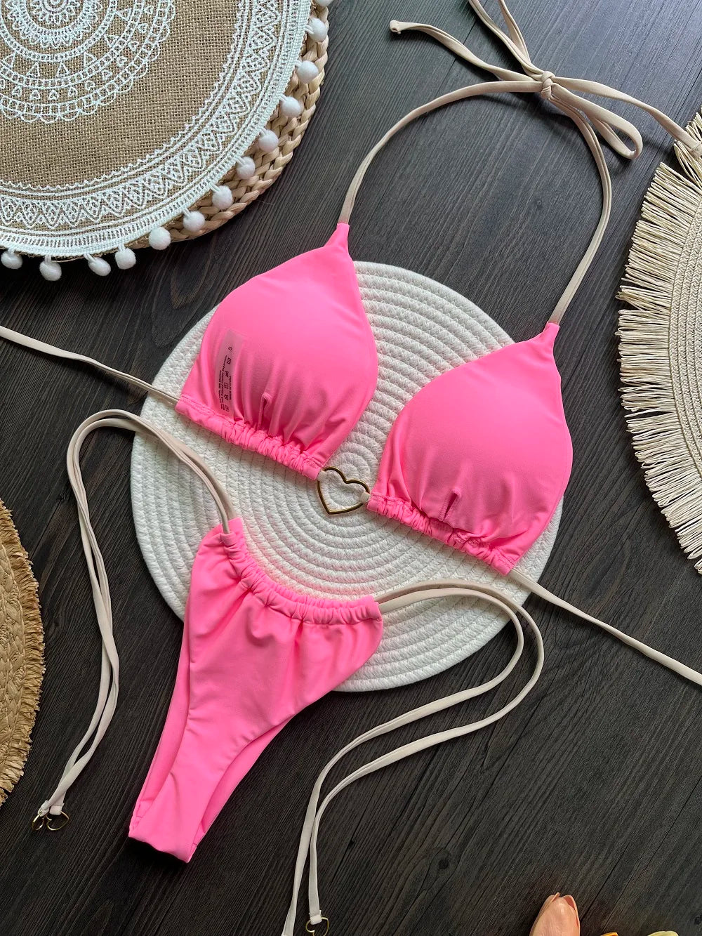 2026 Micro Bikinis Push Up Women Swimsuits Sexy Swimwear Brazilian Bikini Set Thong Biquini Print Swimsuit Summer Beachwear