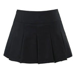 2026 Spring/summer New High Waisted Pleated Skirt Women's Spicy Girl Solid Color Slim A-line Wrap Hip Short Skirt A45S