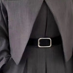 Women's Business Outfit Cropped Blazer Strapless Tube Top Jumpsuits 2 Piece Suit Set Belted Wide Leg Romper Office Work Clothes
