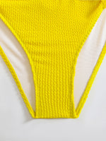 High Waist Bikini 2026 Women Sporty Swimsuit Solid Sexy Striped Swimwear Female Bathers Bathing Swimming Swim Suit Beachwear