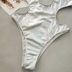 Sexy Halter Hollow Out Women Swimwear One Piece Swimsuit Female Monokini High Cut Bather Bathing Suit Swim Beachwear Bodysuit