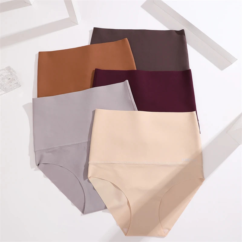 Women Seamless Shapewear Briefs High Waist Butt Lifter Women's Maillard Sexy Tummy Control Belly Shaping Lingerie Female Panty