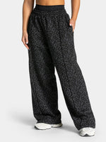 Loose Leopard Print Yoga Lounge Pants - Comfortable Sport Leggings for Workout & Casual Wear