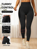 Womens High Waisted Leggings Butt Lifting Sweatpants Hip Shaping Create Charming Hip Contour Solid Color Stretchy Skinny Trouser