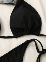 Sexy Micro Bikini 2025 Criss Cross Swimwear Bandage Woman Swimsuit Female Thong Bikinis Set 2 Piece Women Bathing Suit Beachwear